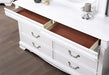 ALECIA Dresser, White - Marjories Furniture (Las Vegas, NV)