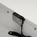 ALECIA Night Stand w/ USB, White - Marjories Furniture (Las Vegas, NV)