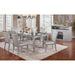 Alena Silver Dining Table - Marjories Furniture (Las Vegas, NV)
