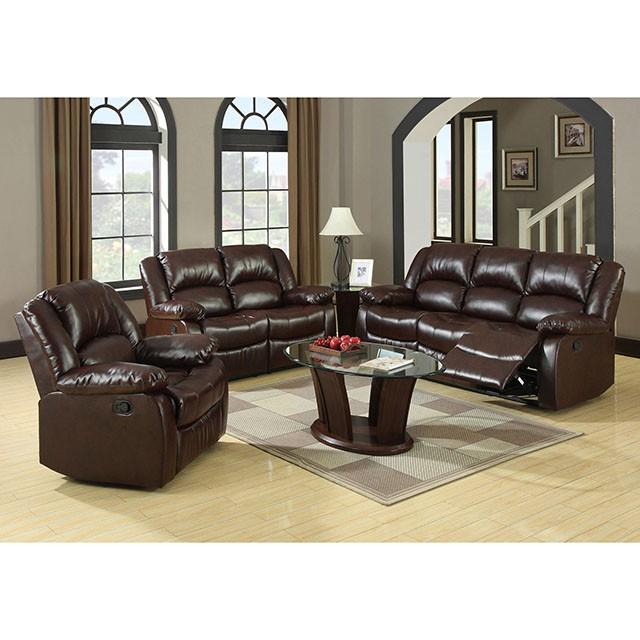 Winslow Love Seat w/ Center Console - Marjories Furniture (Las Vegas, NV)