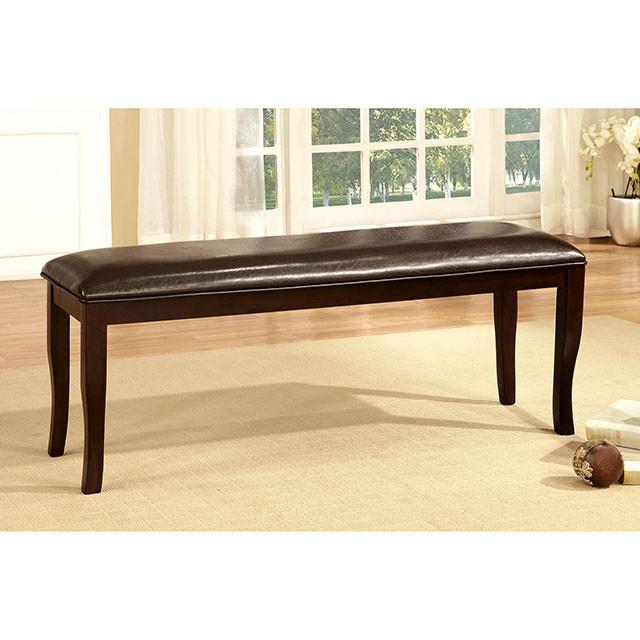 Woodside Dark Cherry/Espresso Bench - Marjories Furniture (Las Vegas, NV)