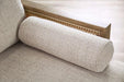 ALESUND Chair, Beige/Light Oak Natural & Brown - Marjories Furniture (Las Vegas, NV)