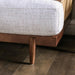 ALESUND Loveseat, Beige/Light Oak, Natural & Brown - Marjories Furniture (Las Vegas, NV)