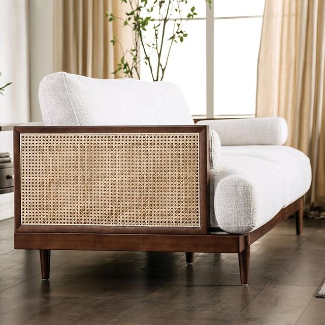 ALESUND Chair, Beige/Light Oak Natural & Brown - Marjories Furniture (Las Vegas, NV)