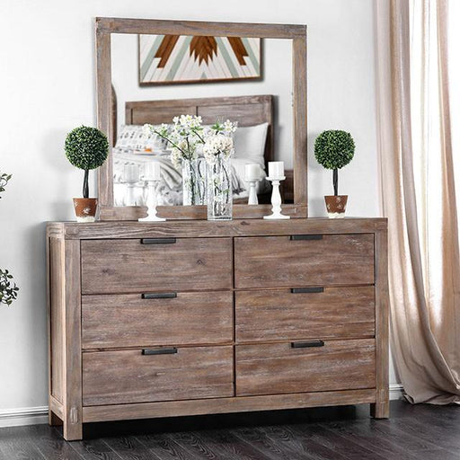 Wynton Weathered Light Oak Dresser - Marjories Furniture (Las Vegas, NV)