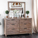 Wynton Weathered Light Oak Dresser - Marjories Furniture (Las Vegas, NV)