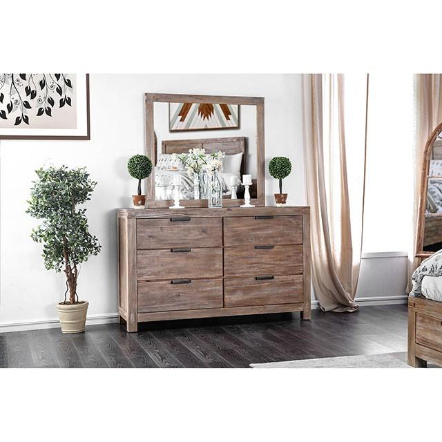Wynton Weathered Light Oak Dresser - Marjories Furniture (Las Vegas, NV)