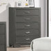 ALISON Chest, Dark Walnut - Marjories Furniture (Las Vegas, NV)
