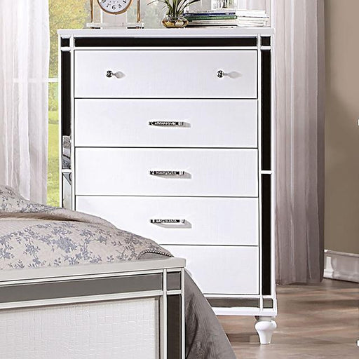 BRACHIUM Chest, White - Marjories Furniture (Las Vegas, NV)