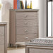 ALLIE Chest Beige & Brown - Marjories Furniture (Las Vegas, NV)