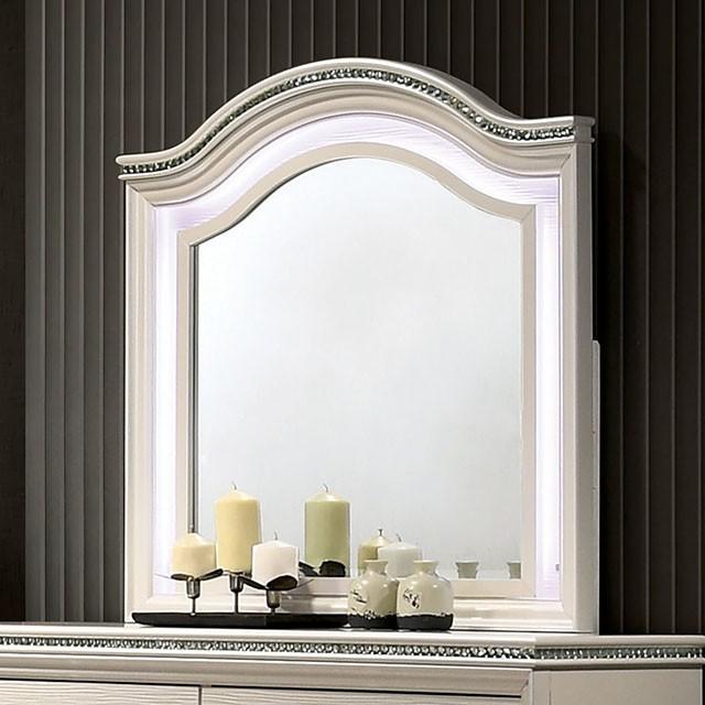 ALLIE Mirror Beige & Rose Gold - Marjories Furniture (Las Vegas, NV)
