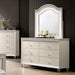 ALLIE Dresser Beige & Rose Gold - Marjories Furniture (Las Vegas, NV)