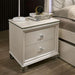 ALLIE Night Stand Beige & Rose Gold - Marjories Furniture (Las Vegas, NV)