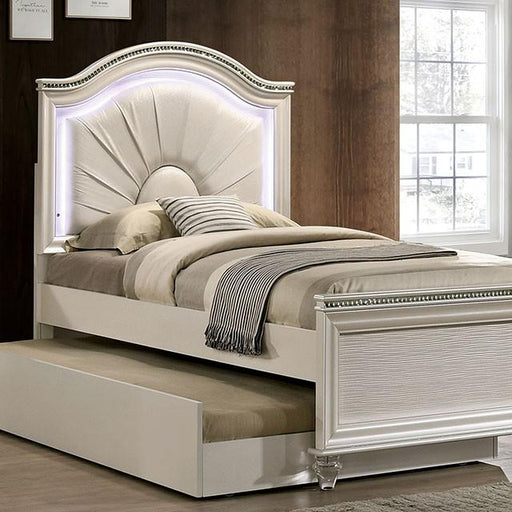 ALLIE Twin & Full Rose Gold Bed - Marjories Furniture (Las Vegas, NV)