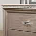 ALLIE Night Stand Beige & Rose Gold - Marjories Furniture (Las Vegas, NV)