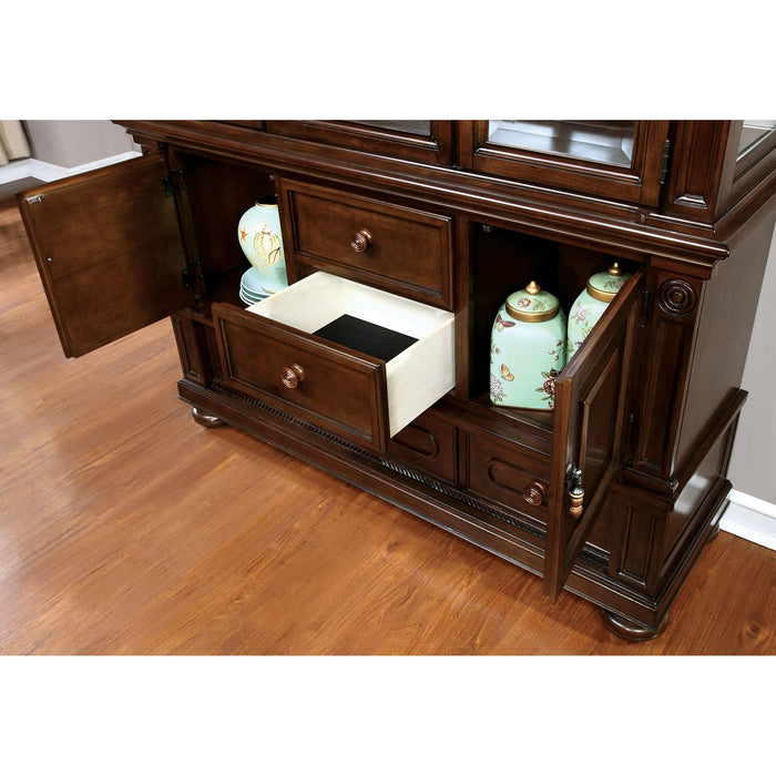 Alpena Brown Cherry Hutch & Buffet - Marjories Furniture (Las Vegas, NV)