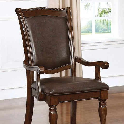 Alpena Brown Cherry/Espresso Arm Chair & Side Chair (2/CTN) - Marjories Furniture (Las Vegas, NV)