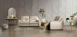 ALTAMURA Power Sofa, Gray & Beige - Marjories Furniture (Las Vegas, NV)