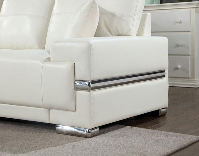 ALTHEA Sectional, White - Marjories Furniture (Las Vegas, NV)