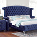 Alzir Bed Grey & Blue - Marjories Furniture (Las Vegas, NV)