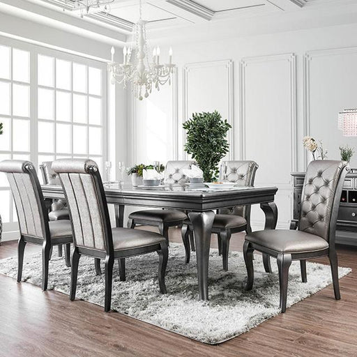 Amina Gray Dining Table - Marjories Furniture (Las Vegas, NV)