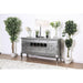 Amina Gray Server - Marjories Furniture (Las Vegas, NV)