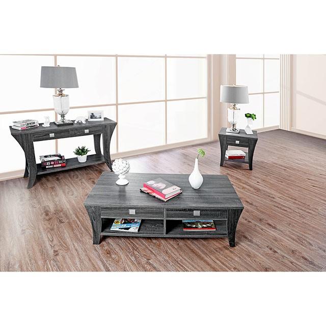 Amity Gray End Table - Marjories Furniture (Las Vegas, NV)