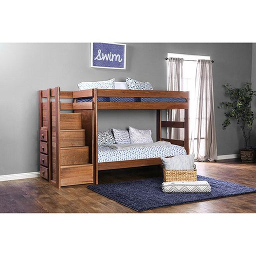 AMPELIOS T/T Bunk Bed W/ 2 Slat Kits (*Mattress Ready) - Marjories Furniture (Las Vegas, NV)