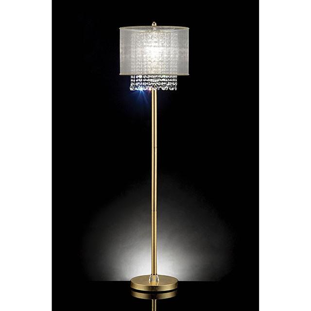 Ana Gold Ceiling, Floor & Table Lamp - Marjories Furniture (Las Vegas, NV)