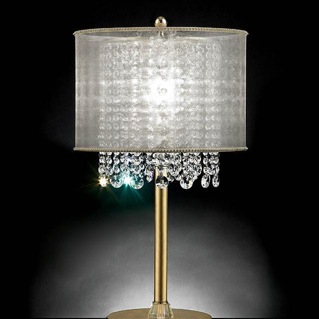 Ana Gold Ceiling, Floor & Table Lamp - Marjories Furniture (Las Vegas, NV)
