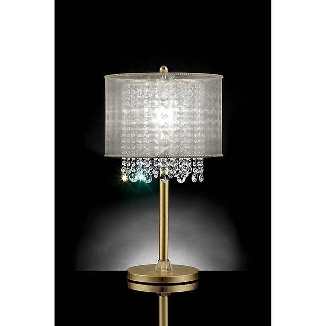 Ana Gold Ceiling, Floor & Table Lamp - Marjories Furniture (Las Vegas, NV)