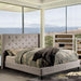 Anabelle E.King Bed Purple & Natural - Marjories Furniture (Las Vegas, NV)