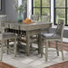 ANAYA Counter Ht. Table, Gray - Marjories Furniture (Las Vegas, NV)