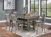 ANAYA Counter Ht. Table, Gray - Marjories Furniture (Las Vegas, NV)