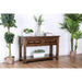 Annabel Walnut Sofa Table - Marjories Furniture (Las Vegas, NV)