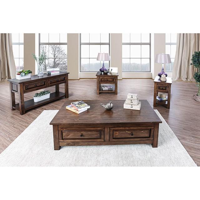 Annabel Walnut Sofa Table - Marjories Furniture (Las Vegas, NV)