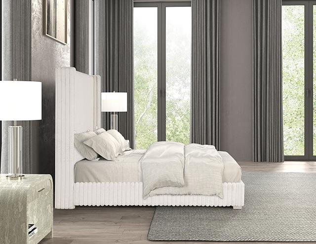 Cadwell Bed Black, Grey, Pink & White - Marjories Furniture (Las Vegas, NV)
