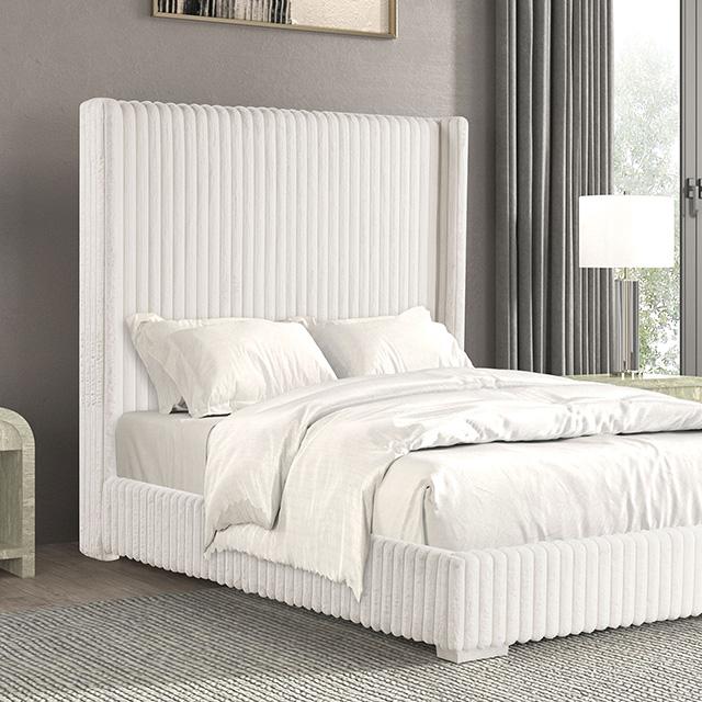 Cadwell Bed Black, Grey, Pink & White - Marjories Furniture (Las Vegas, NV)