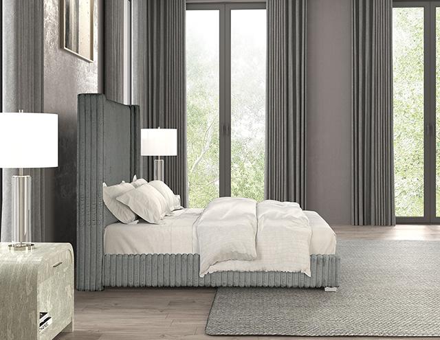 Cadwell Bed Black, Grey, Pink & White - Marjories Furniture (Las Vegas, NV)
