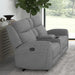 Antonius Manual Recliner Loveseat w/ Console - Marjories Furniture (Las Vegas, NV)