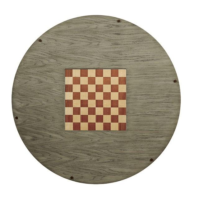YELENA Gray Game Table - Marjories Furniture (Las Vegas, NV)