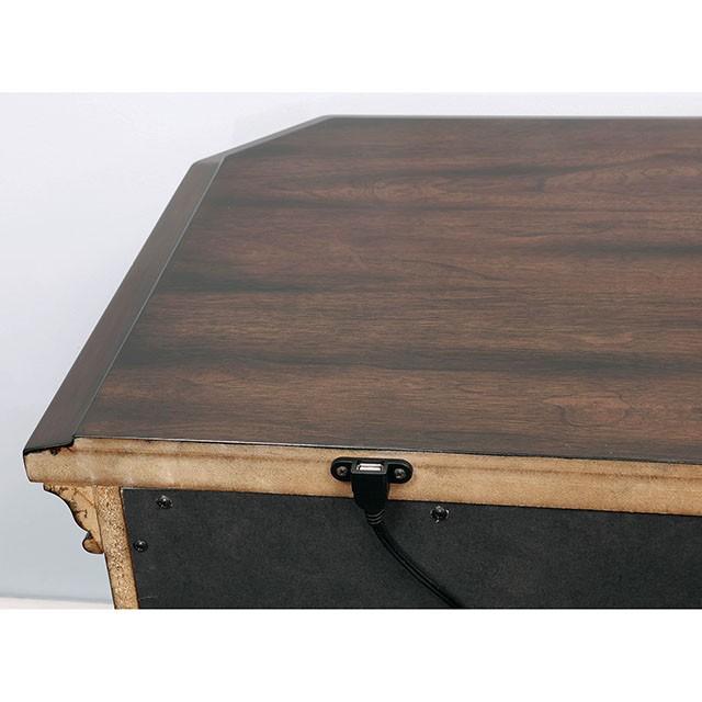 Calliope Espresso Night Stand - Marjories Furniture (Las Vegas, NV)