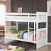 CANBERRA II White Twin/Full Bunk Bed - Marjories Furniture (Las Vegas, NV)
