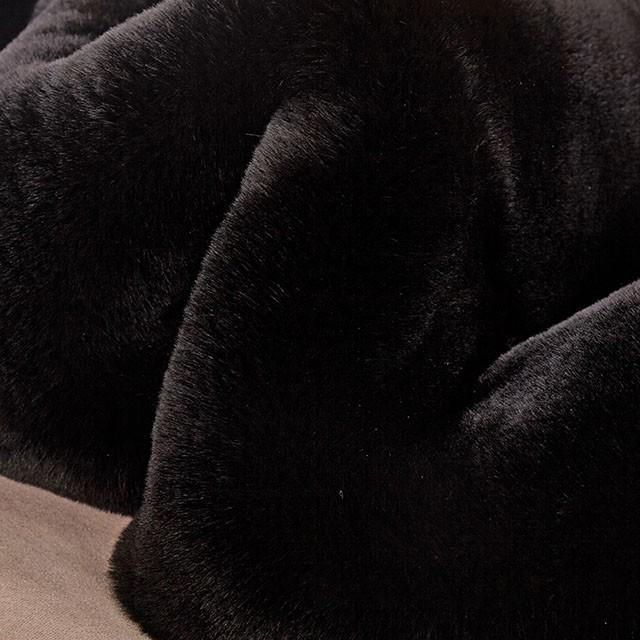Caparica Black Throw, Black - Marjories Furniture (Las Vegas, NV)