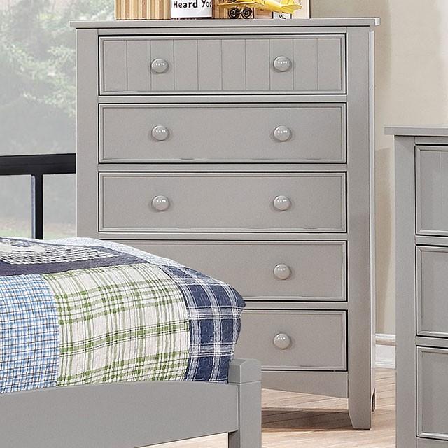 Caren Gray Chest - Marjories Furniture (Las Vegas, NV)