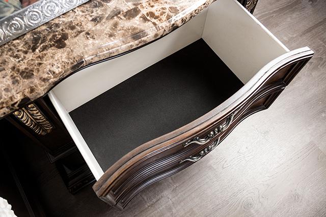 Aquilina Nightstand, USB - Marjories Furniture (Las Vegas, NV)