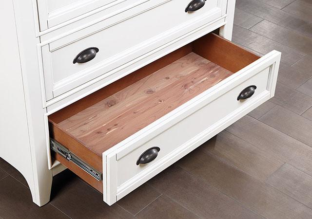 CASTILE Chest, White - Marjories Furniture (Las Vegas, NV)