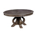 Arcadia Rustic Natural Tone Round Dining Table - Marjories Furniture (Las Vegas, NV)