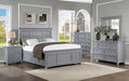 CASTLILE Queen Bed, Gray - Marjories Furniture (Las Vegas, NV)