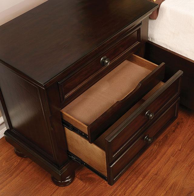 Castor Night Stand - Marjories Furniture (Las Vegas, NV)
